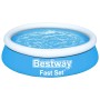 Bestway Piscina hinchable Fast Set redonda azul 183x51 cm
