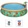 Bestway Juego de piscina inflable Paradise Palms Fast Set
