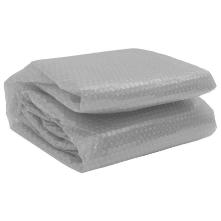 Cubierta solar de piscina de PE flotante gris 527 cm en Cubiertas para piscina | Comprar online en Foro24