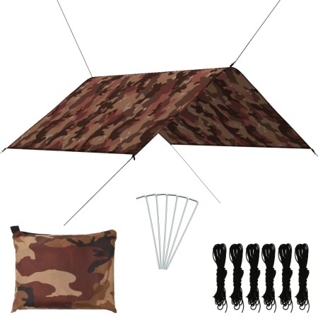 Lona de exterior camuflaje 3x2,85 m en Sombrillas | Comprar online en Foro24