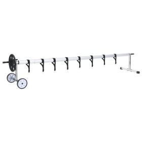 Enrollacobertor para piscinas con base de acero inoxidable en Accesorios para piscinas y spa | Comprar online en Foro24