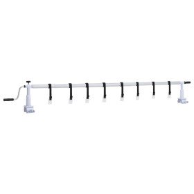 Enrollacobertor de piscina con base de plástico