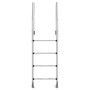 Escalera para piscina acero inoxidable 304 54x38x184,5 cm