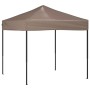 Carpa para fiestas plegable gris taupe 2x2 m