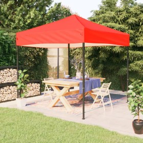 Carpa para fiestas plegable rojo 2x2 m