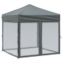 Carpa para fiestas plegable con paredes gris antracita 2x2 m en Carpas y cenadores | Comprar online en Foro24
