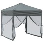 Carpa para fiestas plegable con paredes gris antracita 2x2 m en Carpas y cenadores | Comprar online en Foro24