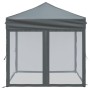 Carpa para fiestas plegable con paredes gris antracita 2x2 m en Carpas y cenadores | Comprar online en Foro24
