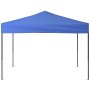 Carpa para fiestas plegable azul 3x3 m