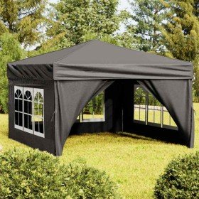 Carpa de fiesta plegable con paredes laterales antracita 3x3 m en Carpas y cenadores | Comprar online en Foro24