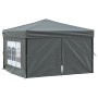 Carpa de fiesta plegable con paredes laterales antracita 3x3 m en Carpas y cenadores | Comprar online en Foro24