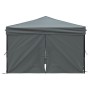 Carpa de fiesta plegable con paredes laterales antracita 3x3 m en Carpas y cenadores | Comprar online en Foro24