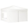 Carpa para fiestas plegable con paredes laterales blanco 3x3 m