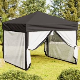 Carpa para fiestas plegable con paredes gris antracita 3x3 m en Carpas y cenadores | Comprar online en Foro24