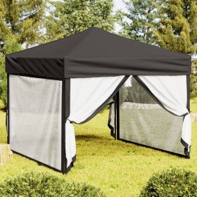 Carpa para fiestas plegable con paredes gris antracita 3x3 m en Carpas y cenadores | Comprar online en Foro24