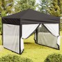 Carpa para fiestas plegable con paredes gris antracita 3x3 m en Carpas y cenadores | Comprar online en Foro24