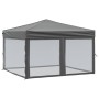 Carpa para fiestas plegable con paredes gris antracita 3x3 m en Carpas y cenadores | Comprar online en Foro24