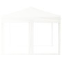 Carpa para fiestas plegable con paredes laterales blanca 3x3 m en Carpas y cenadores | Comprar online en Foro24