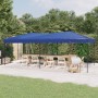 Carpa para fiestas plegable azul 3x6 m
