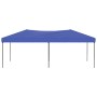 Carpa para fiestas plegable azul 3x6 m