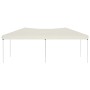 Carpa para fiestas plegable color crema 3x6 m