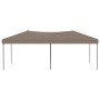 Carpa para fiestas plegable gris taupe 3x6 m en Carpas y cenadores | Comprar online en Foro24