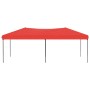 Carpa para fiestas plegable rojo 3x6 m