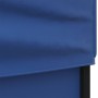 Carpa para fiestas plegable con paredes laterales azul 3x6 m