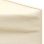 Carpa para fiestas plegable con paredes laterales crema 3x6 m