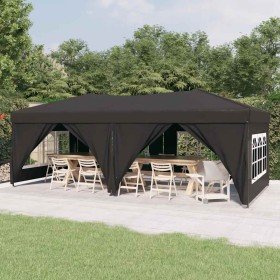 Carpa para fiestas plegable con paredes gris antracita 3x6 m en Carpas y cenadores | Comprar online en Foro24