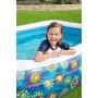Bestway Piscina hinchable infantil azul 229x152x56 cm