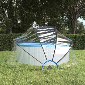 Cúpula para piscina redonda PVC 315x158 cm