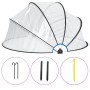 Cúpula para piscina redonda PVC 315x158 cm