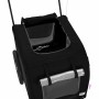 Remolque de bicicleta para mascotas Negro 124.5 x 63.5 x 53 cm