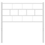 White metal headboard 100 cm by vidaXL, Headboards and footboards - Ref: Foro24-355737, Price: 21,14 €, Discount: %