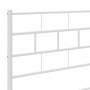 Kopfteil aus weißem Metall, 100 cm von vidaXL, Kopf- und Fußteile - Ref: Foro24-355737, Preis: 21,14 €, Rabatt: %