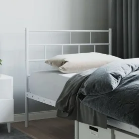 Kopfteil aus weißem Metall, 107 cm von vidaXL, Kopf- und Fußteile - Ref: Foro24-355738, Preis: 23,70 €, Rabatt: %