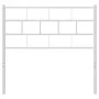 Cabecero de metal blanco 107 cm de vidaXL, Cabeceros y pies de cama - Ref: Foro24-355738, Precio: 23,69 €, Descuento: %