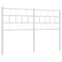 Kopfteil aus weißem Metall, 135 cm von vidaXL, Kopf- und Fußteile - Ref: Foro24-355740, Preis: 29,87 €, Rabatt: %
