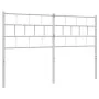 Kopfteil aus weißem Metall, 135 cm von vidaXL, Kopf- und Fußteile - Ref: Foro24-355740, Preis: 29,87 €, Rabatt: %