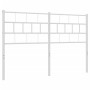 Kopfteil aus weißem Metall, 140 cm von vidaXL, Kopf- und Fußteile - Ref: Foro24-355741, Preis: 30,59 €, Rabatt: %