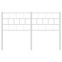 Kopfteil aus weißem Metall, 140 cm von vidaXL, Kopf- und Fußteile - Ref: Foro24-355741, Preis: 30,59 €, Rabatt: %