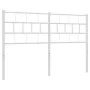Kopfteil aus weißem Metall, 150 cm von vidaXL, Kopf- und Fußteile - Ref: Foro24-355742, Preis: 28,54 €, Rabatt: %