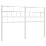 Kopfteil aus weißem Metall, 150 cm von vidaXL, Kopf- und Fußteile - Ref: Foro24-355742, Preis: 28,97 €, Rabatt: %