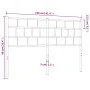 Kopfteil aus weißem Metall, 150 cm von vidaXL, Kopf- und Fußteile - Ref: Foro24-355742, Preis: 28,54 €, Rabatt: %