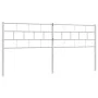 Kopfteil aus weißem Metall, 180 cm von vidaXL, Kopf- und Fußteile - Ref: Foro24-355744, Preis: 28,79 €, Rabatt: %