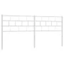 Cabecero de metal blanco 193 cm de vidaXL, Cabeceros y pies de cama - Ref: Foro24-355745, Precio: 31,45 €, Descuento: %