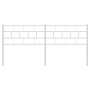 Cabecero de metal blanco 193 cm de vidaXL, Cabeceros y pies de cama - Ref: Foro24-355745, Precio: 31,90 €