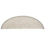 Alfombrilla autoadhesiva escalera sisal 15 uds beige 56x17x3 cm de vidaXL, Alfombrillas para escalones - Ref: Foro24-326858, ...