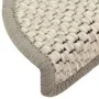 Selbstklebende Sisal-Stufenmatte 15 Stück beige 56x17x3 cm von vidaXL, Treppenmatten - Ref: Foro24-326858, Preis: 73,37 €, Ra...